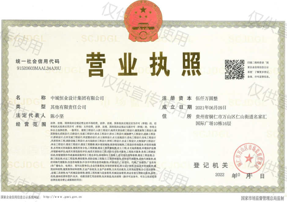 公司营业执照